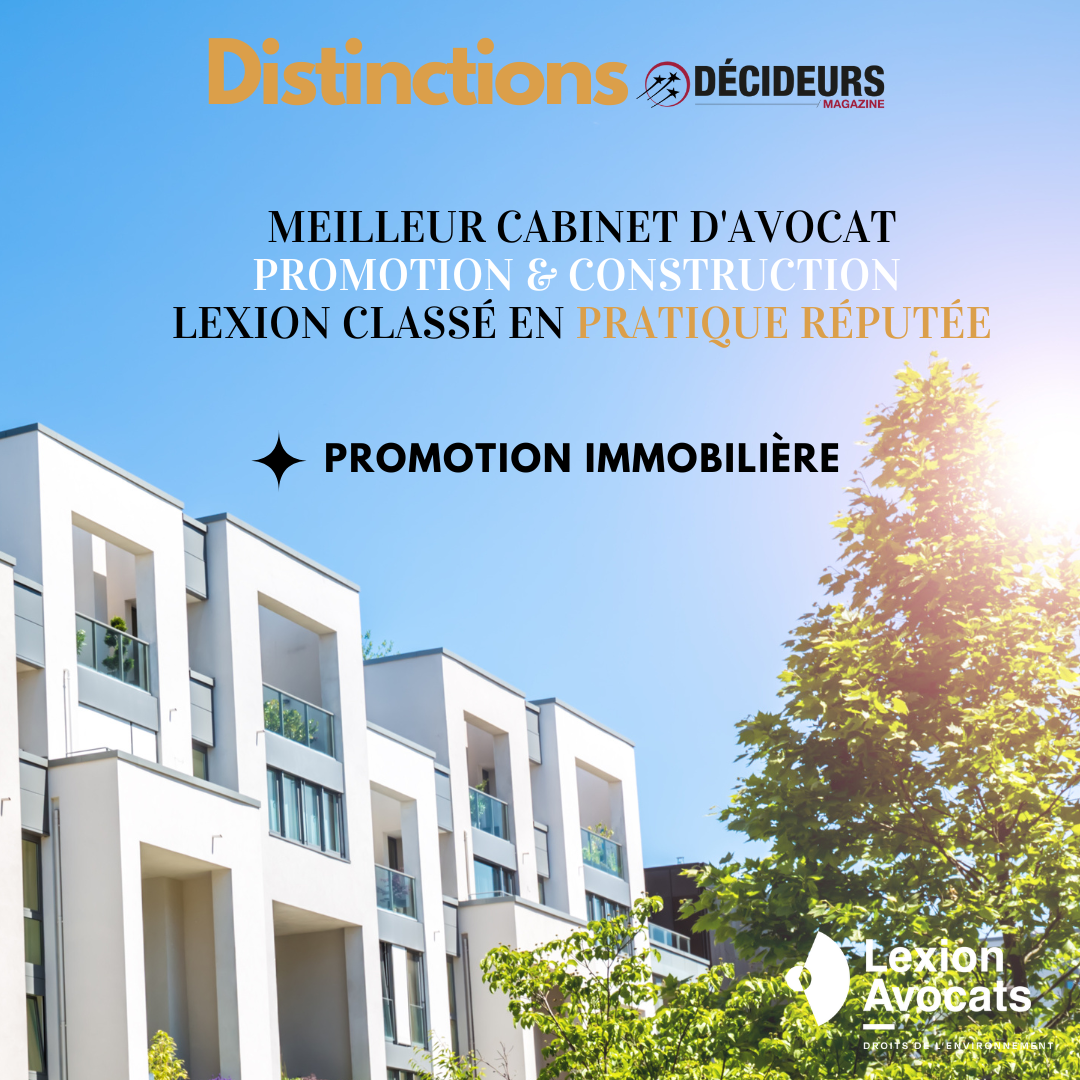 meilleur cabinet d'avocat promotion immobilière